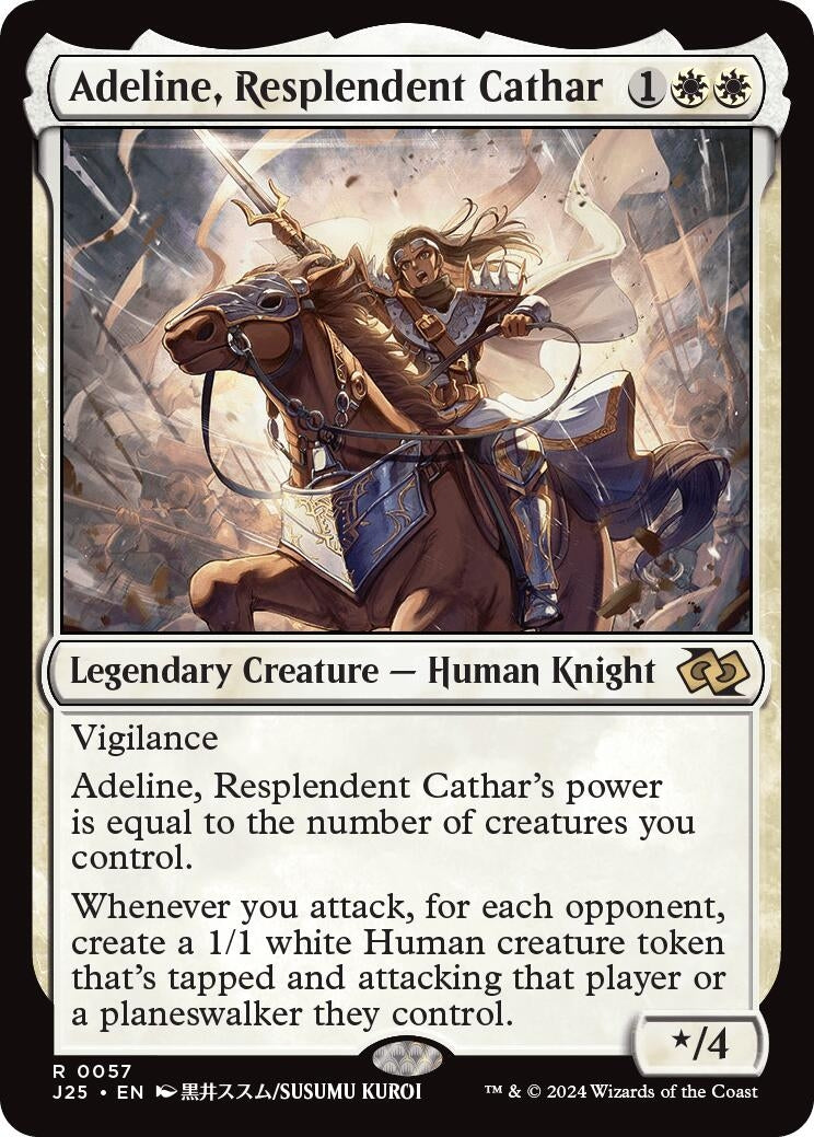 Adeline, Resplendent Cathar (Anime) (57) [Foundations Jumpstart]