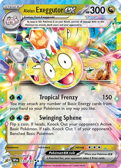 Alolan Exeggutor ex - 133/191 [SSP-133/191] - [SV08: Surging Sparks] [{langShort}]