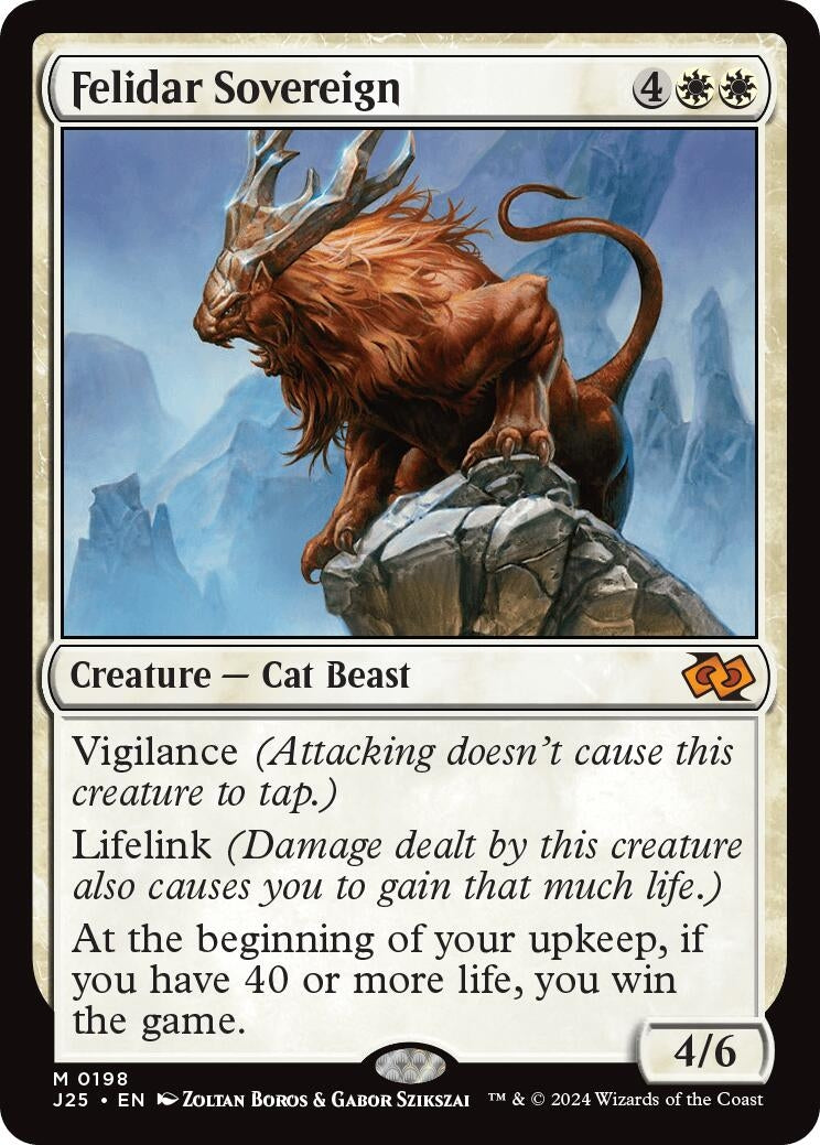 Felidar Sovereign (198) [Foundations Jumpstart]