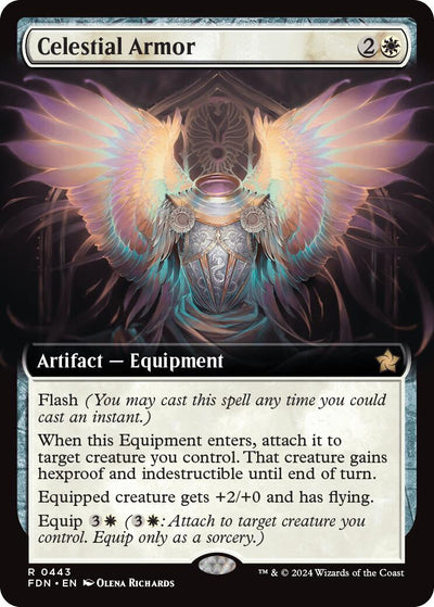 Celestial Armor (Extended Art) [FDN-443] - [Foundations] (English)
