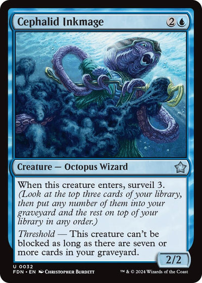 Cephalid Inkmage (32) [Foundations]