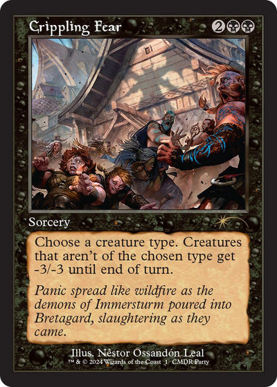 Crippling Fear (Retro Frame) [WPN-17] - [WPN & Gateway Promos] (English)