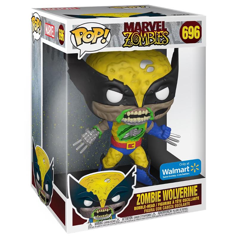 Funko POP! Marvel Zombies Zombie Wolverine #696 10" Jumbo Walmart Exclusive