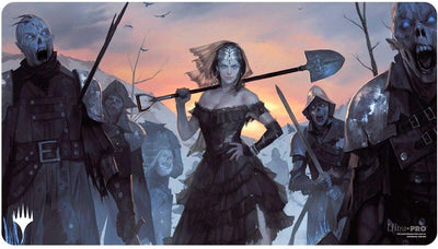 Innistrad Remastered Playmat for Magic: The Gathering - Rare Black
