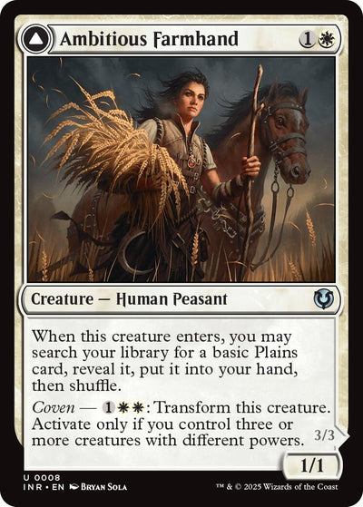 Ambitious Farmhand [INR-8] - [Innistrad Remastered]