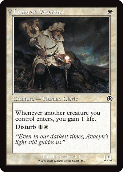 Lunarch Veteran (Retro Frame) (450) [Innistrad Remastered]