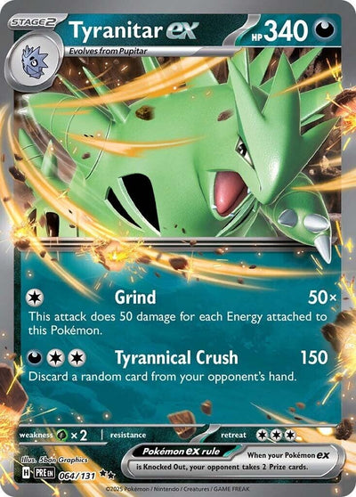 Tyranitar ex (064/131) [SV: Prismatic Evolutions]