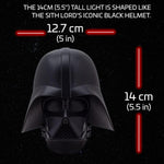 Star Wars Darth Vader Black Helmet with Red Light and Breathing Sound