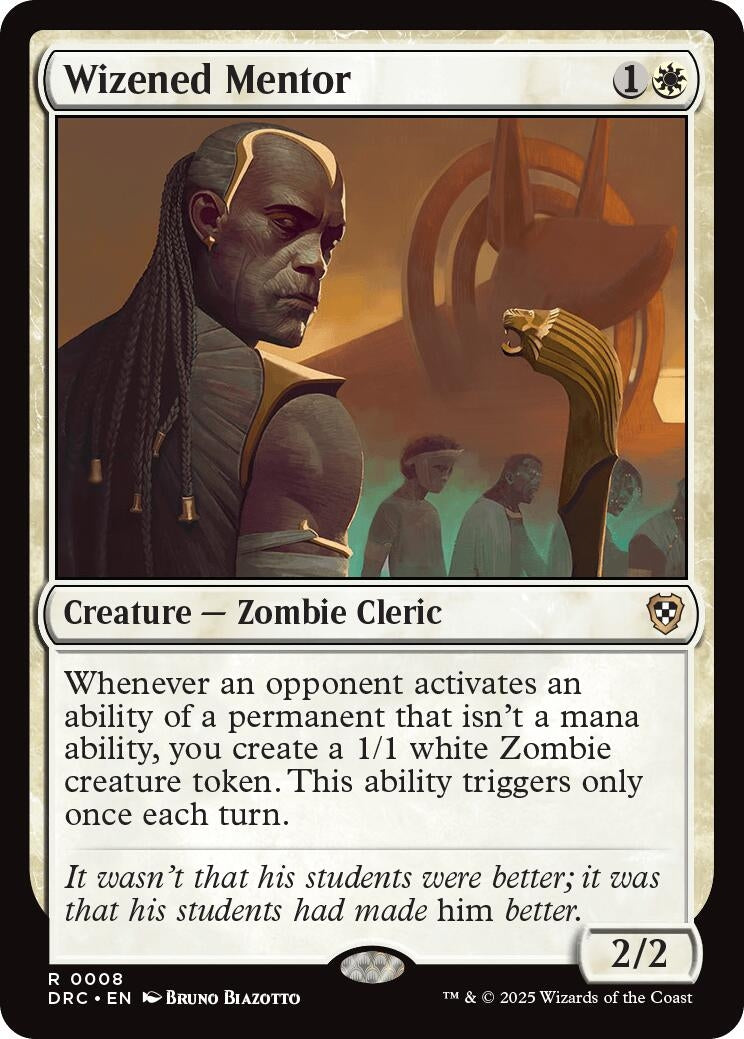 Wizened Mentor (8) [Aetherdrift]