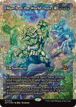 Image for March of the World Ooze (Showcase) (Fracture Foil) (412) [Aetherdrift] - Magic: The Gathering