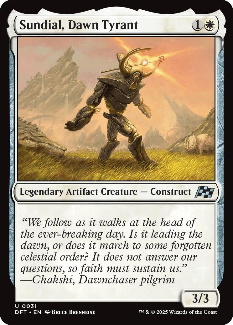 Sundial, Dawn Tyrant (31) (Aetherdrift)
