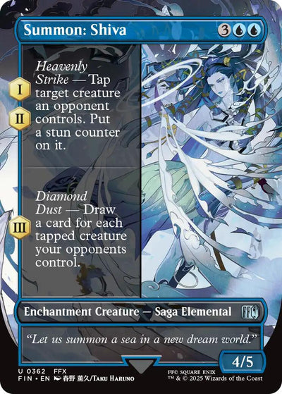 Summon: Shiva (Borderless) [FIN-362] - [FINAL FANTASY] (English)