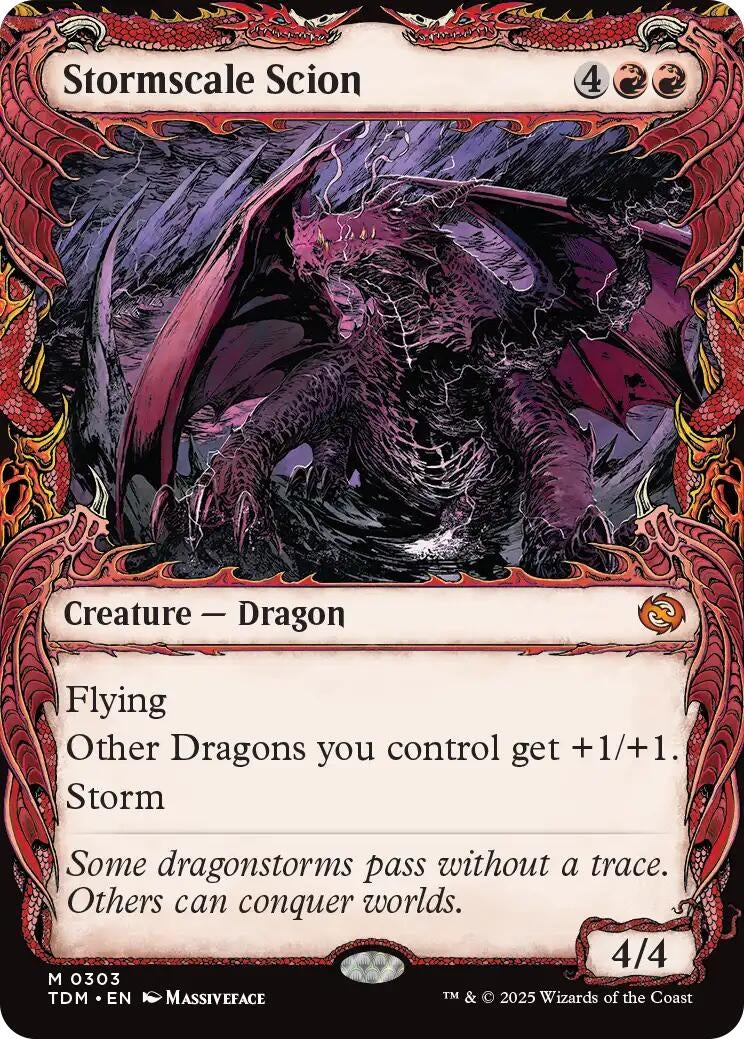Stormscale Scion (Showcase) [Tarkir: Dragonstorm]