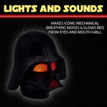 Star Wars Darth Vader Black Helmet with Red Light and Breathing Sound