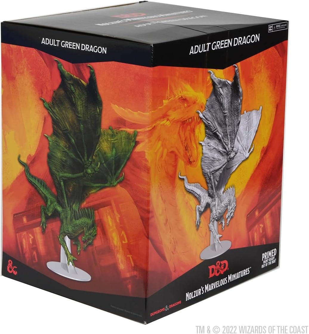 Dungeons & Dragons: Nolzur's Marvelous Unpainted Miniatures - Adult Green Dragon