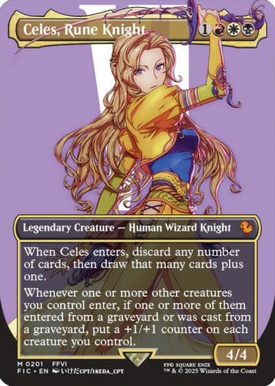 Celes, Rune Knight (Borderless) (201) [FINAL FANTASY]