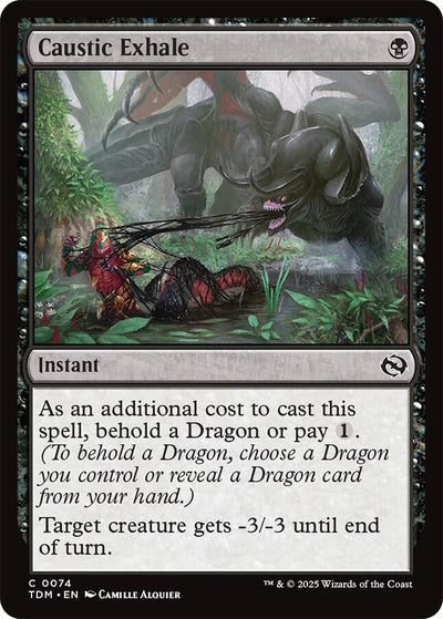 Caustic Exhale [TDM-74] - [Tarkir: Dragonstorm] (English)