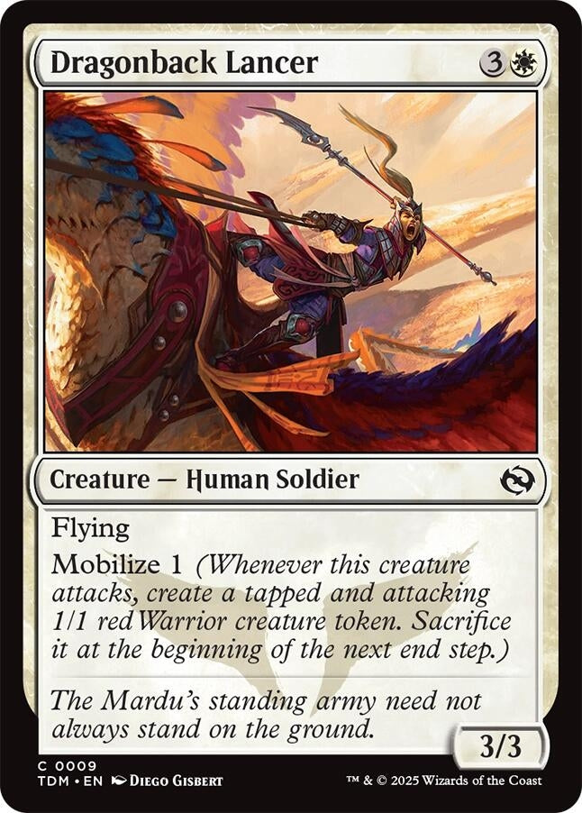 Dragonback Lancer (9) (Tarkir: Dragonstorm)