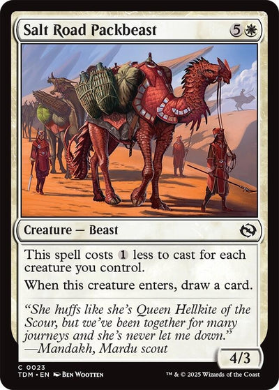 Salt Road Packbeast (23) [Tarkir: Dragonstorm]