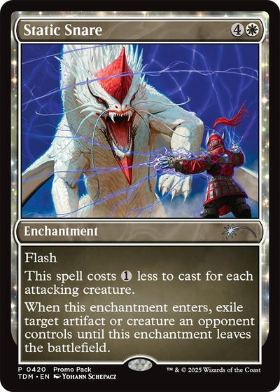 Static Snare [PPTDM-420] - [Promo Pack: Tarkir: Dragonstorm]