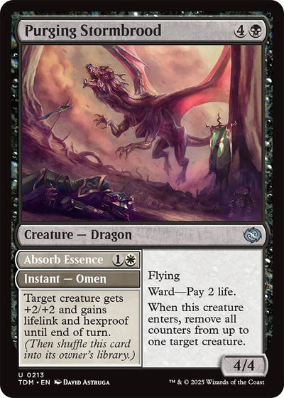 Purging Stormbrood [TDM-213] - [Tarkir: Dragonstorm] (English)