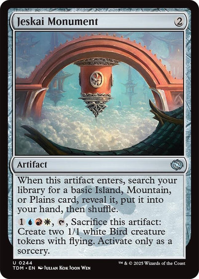 Jeskai Monument [TDM-244] - [Tarkir: Dragonstorm] (English)