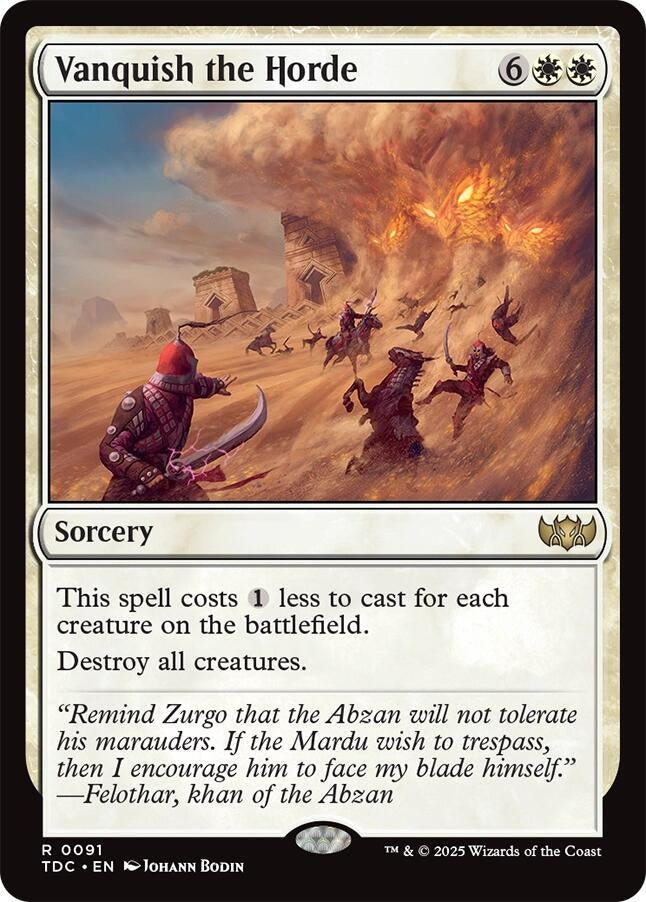 Vanquish the Horde (91) [Tarkir: Dragonstorm]