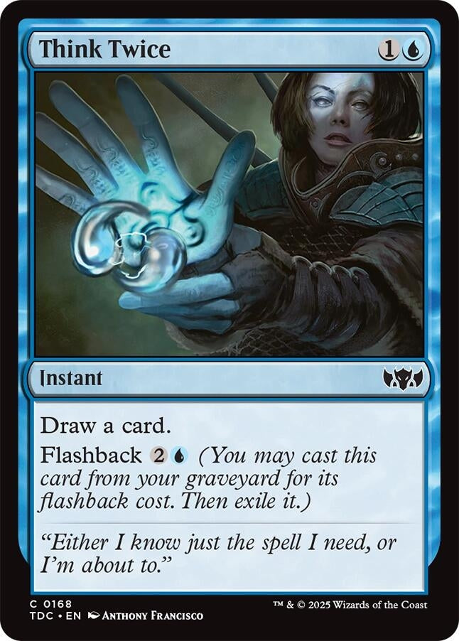 Think Twice (168) [Tarkir: Dragonstorm]