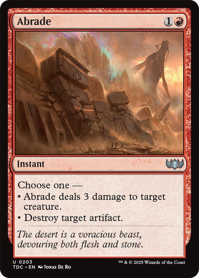 Abrade (203) [Tarkir: Dragonstorm]