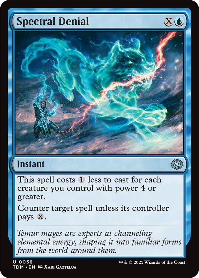 Spectral Denial (58) [Tarkir: Dragonstorm]