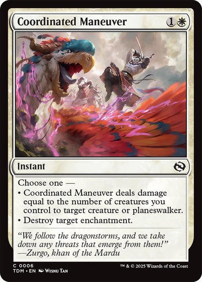 Coordinated Maneuver [TDM-6] - [Tarkir: Dragonstorm]