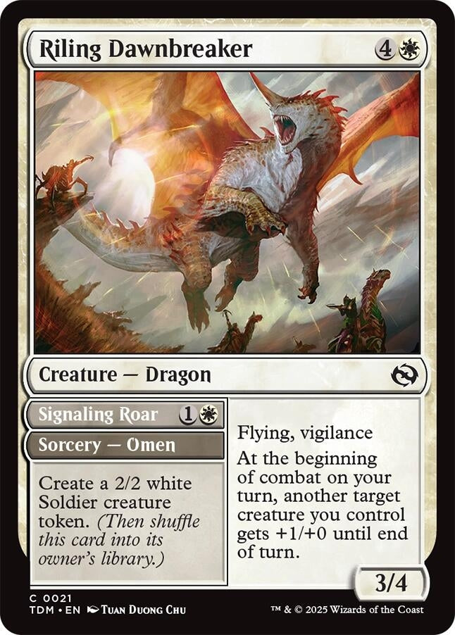 Riling Dawnbreaker (21) (Tarkir: Dragonstorm)
