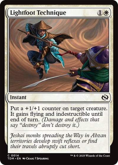 Lightfoot Technique (14) (Tarkir: Dragonstorm)