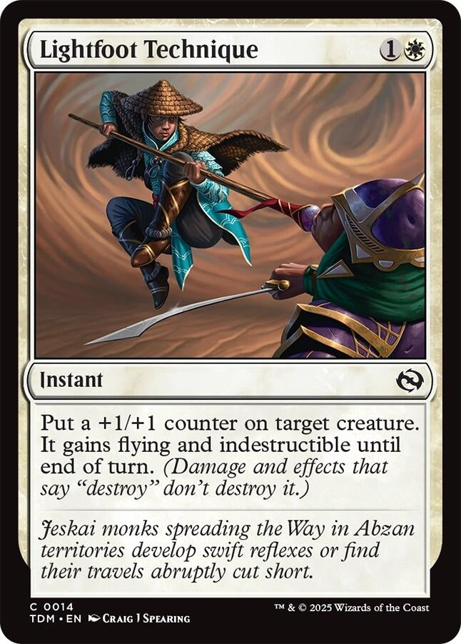 Lightfoot Technique (14) (Tarkir: Dragonstorm)