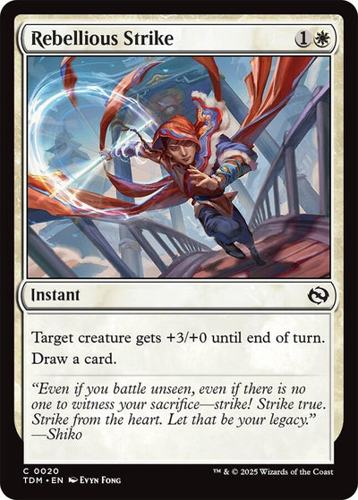 Rebellious Strike [TDM-20] - [Tarkir: Dragonstorm]