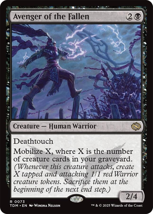 Avenger of the Fallen (73) [Tarkir: Dragonstorm]