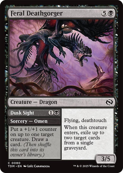 Feral Deathgorger [TDM-80] - [Tarkir: Dragonstorm] (English)
