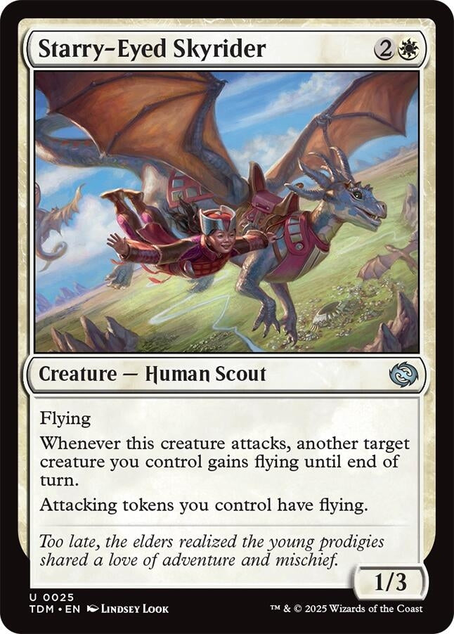 Starry-Eyed Skyrider (25) [Tarkir: Dragonstorm]