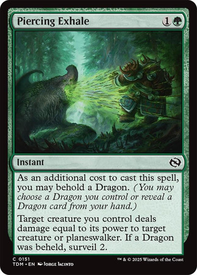 Piercing Exhale [TDM-151] - [Tarkir: Dragonstorm] (English)