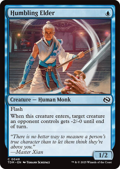 Humbling Elder [TDM-48] - [Tarkir: Dragonstorm] (English)