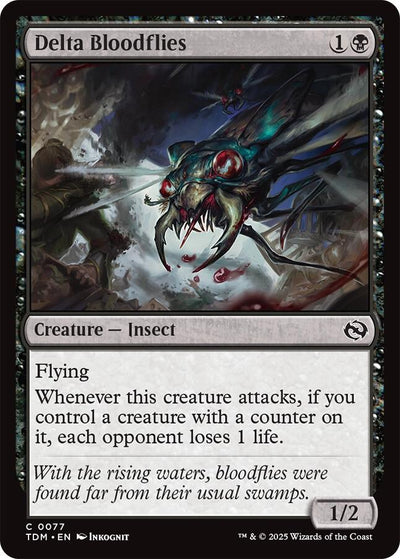 Delta Bloodflies [TDM-77] - [Tarkir: Dragonstorm] (English)
