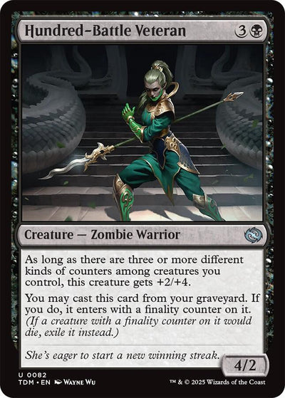 Hundred-Battle Veteran [TDM-82] - [Tarkir: Dragonstorm] (English)