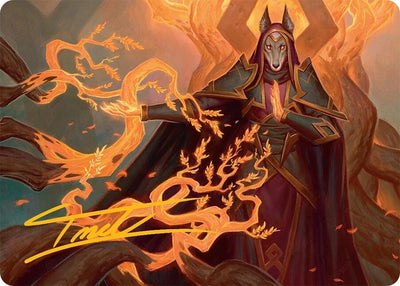 Abzan Devotee Art Card (10/54) (Gold-Stamped Signature) (10) [Tarkir: Dragonstorm]