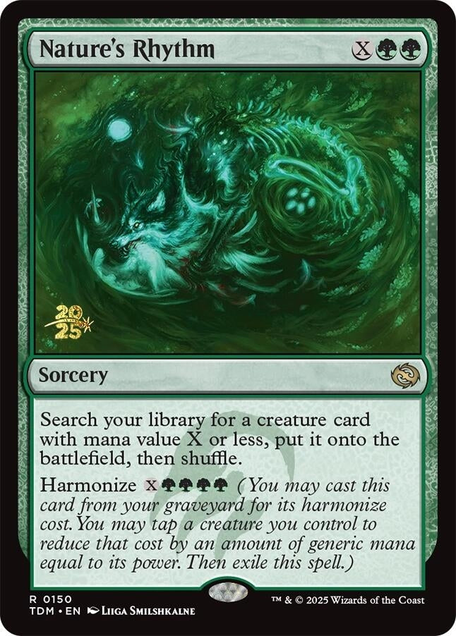 Image for Nature's Rhythm (150) [Prerelease Cards] - Magic: The Gathering