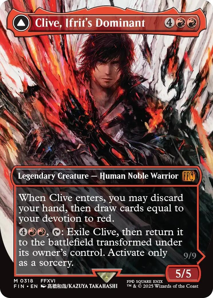 Clive, Ifrit's Dominant (0318) (Borderless) (318) [FINAL FANTASY]