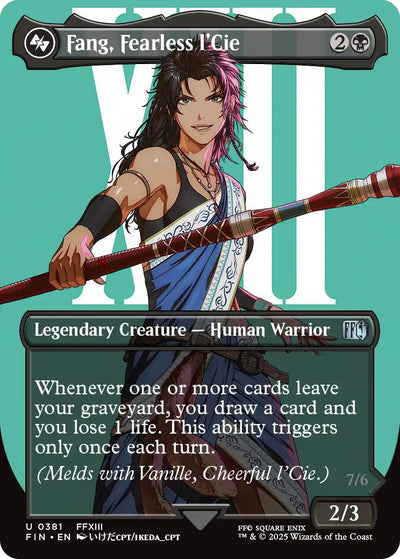 Fang, Fearless l'Cie (Borderless) [FIN-381] - [FINAL FANTASY] (English)