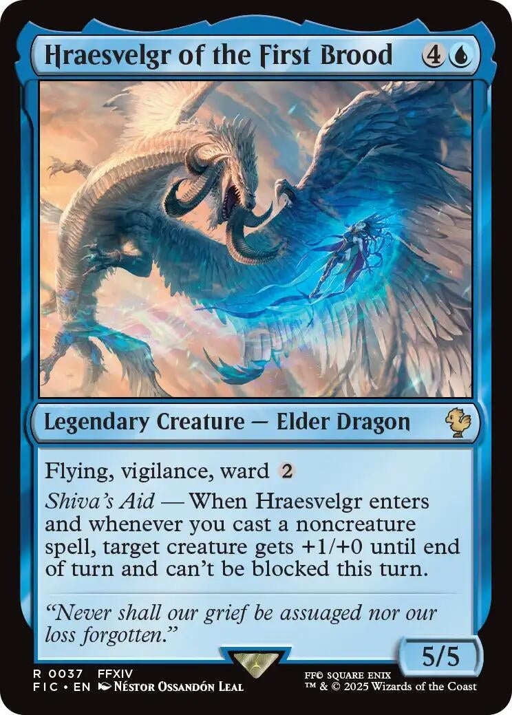 Hraesvelgr of the First Brood [FINAL FANTASY Commander]