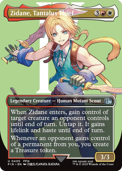 Zidane, Tantalus Thief (Borderless)