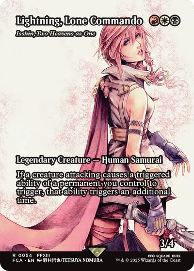 Lightning, Lone Commando - Isshin, Two Heavens as One (Showcase) [FCA-54] - [FINAL FANTASY: Through the Ages] (English)