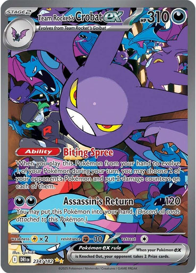 Team Rocket's Crobat ex - 234/182 [DRI-234/182] - [SV10: Destined Rivals] [{langShort}]